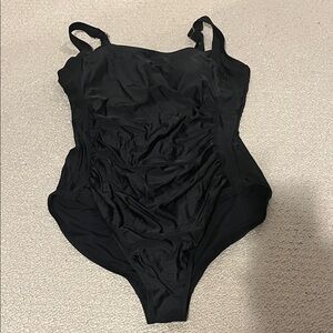 Chic Black Women's One-Piece Swimsuit